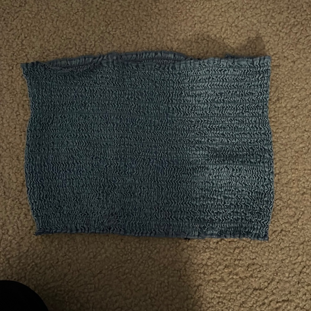 Blue notes tube top